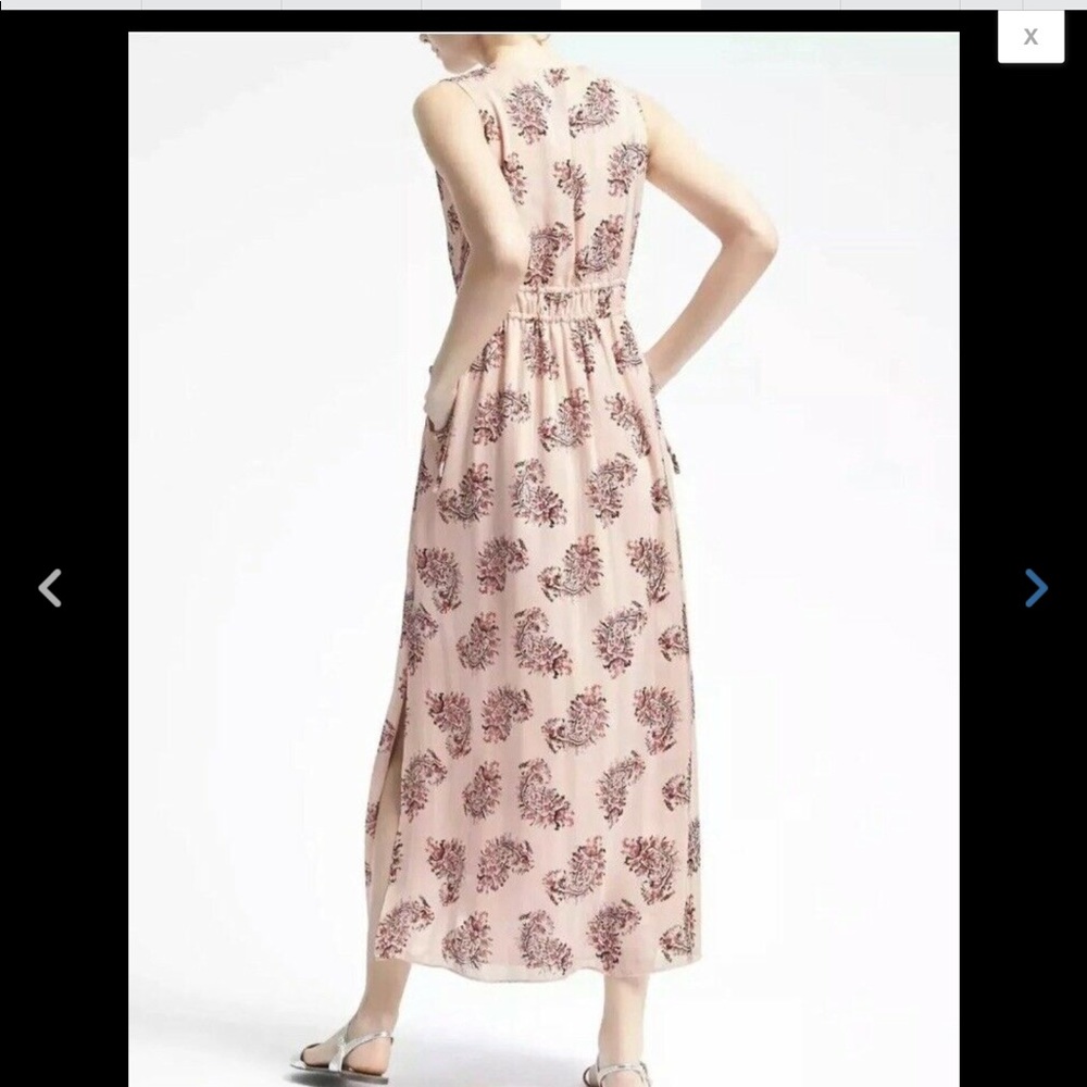 Banana Republic floral maxi dress